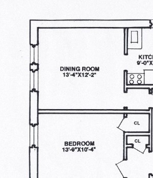 2 Bedroom - 1 Bathroom